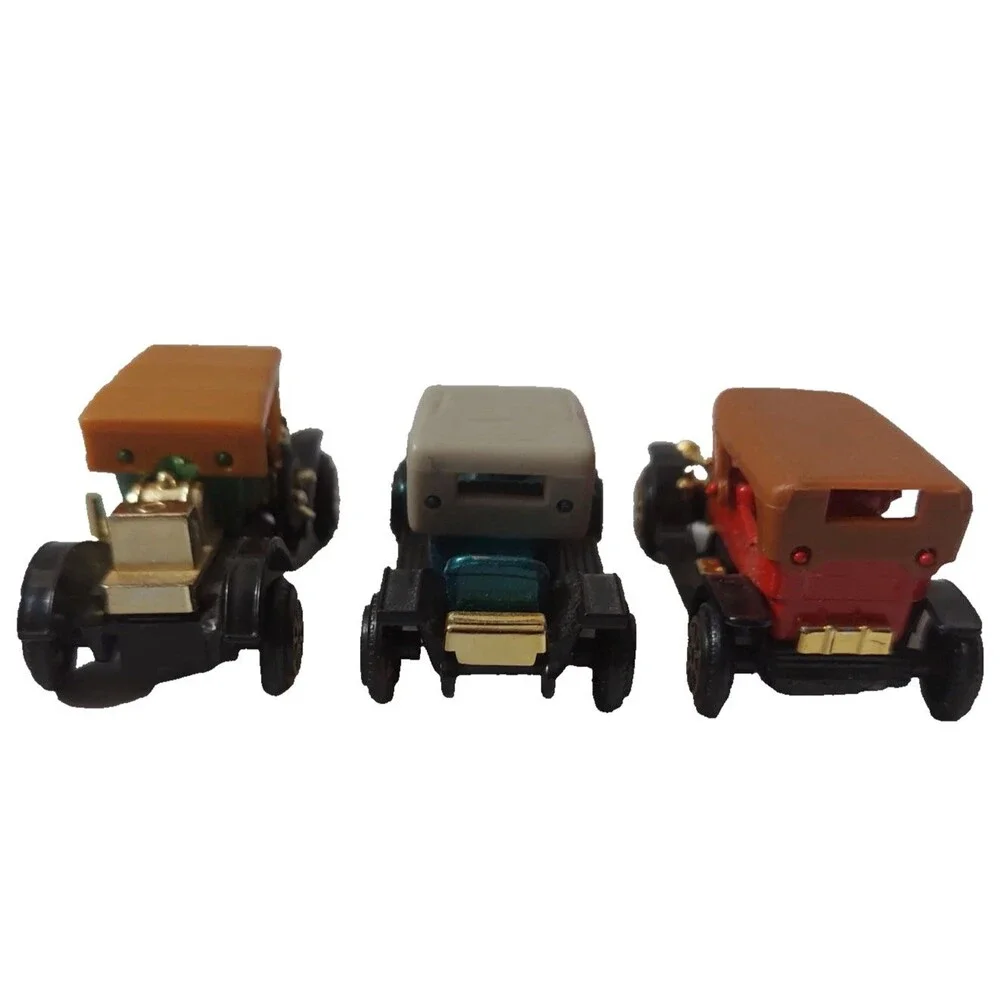 Mini Diecast Cars Lot of 3 Reader's Digest Ford Model T Pierce Arrow REO Vintage